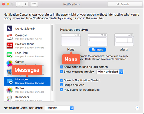 Apple messages for mac